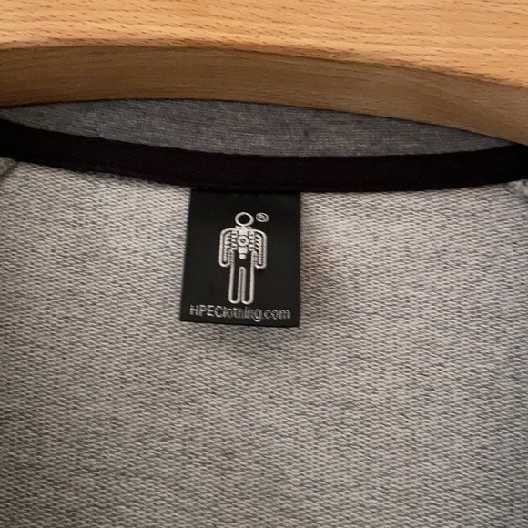 HPE Clothing asymmetrical zip sweatshirt. - Picture 2 of 6